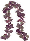 Frosted Grape Ivy Garland